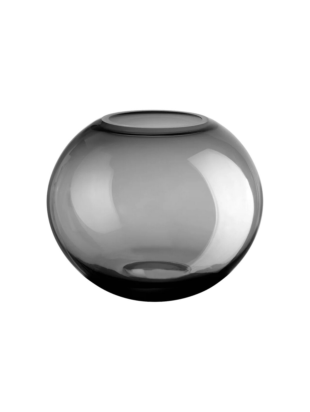Skleněná váza výška 14,3 cm BOLA ASA Selection - šedá