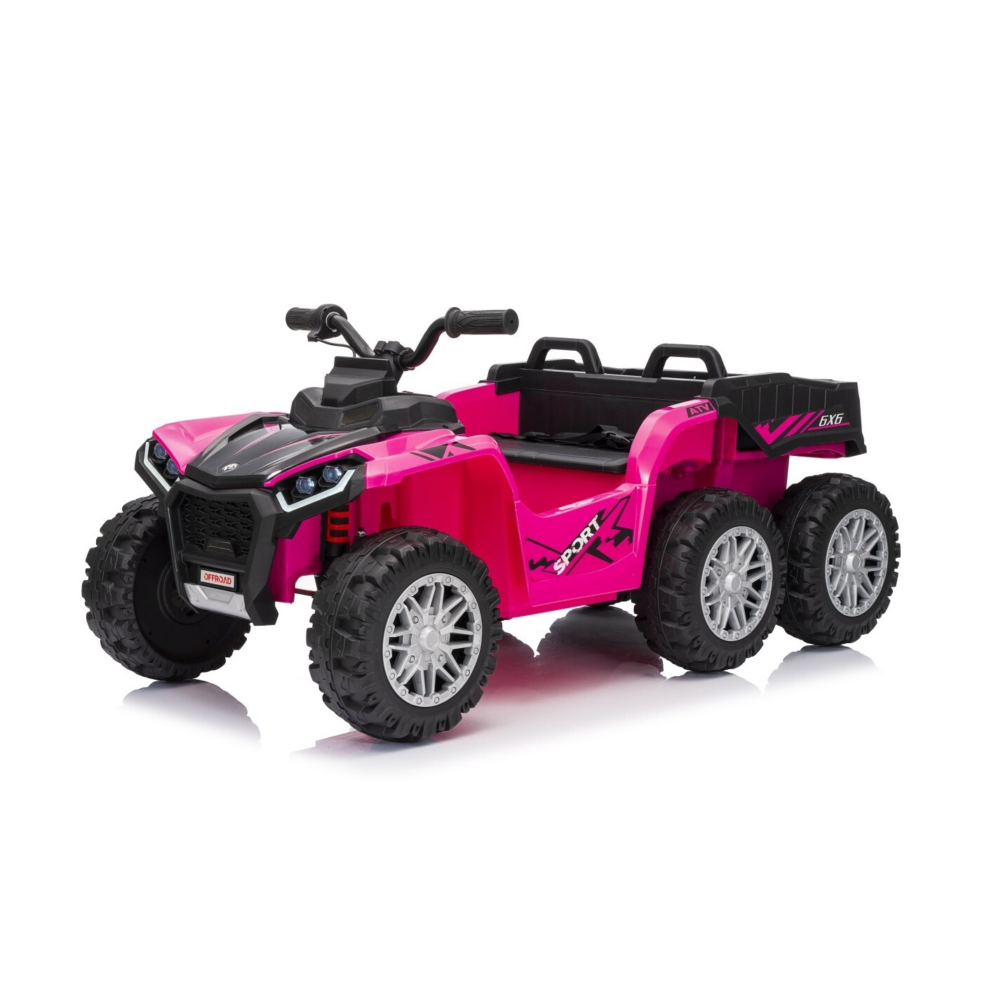 mamido Dětská elektrická čtyřkolka Quad Sport TX ATV růžová
