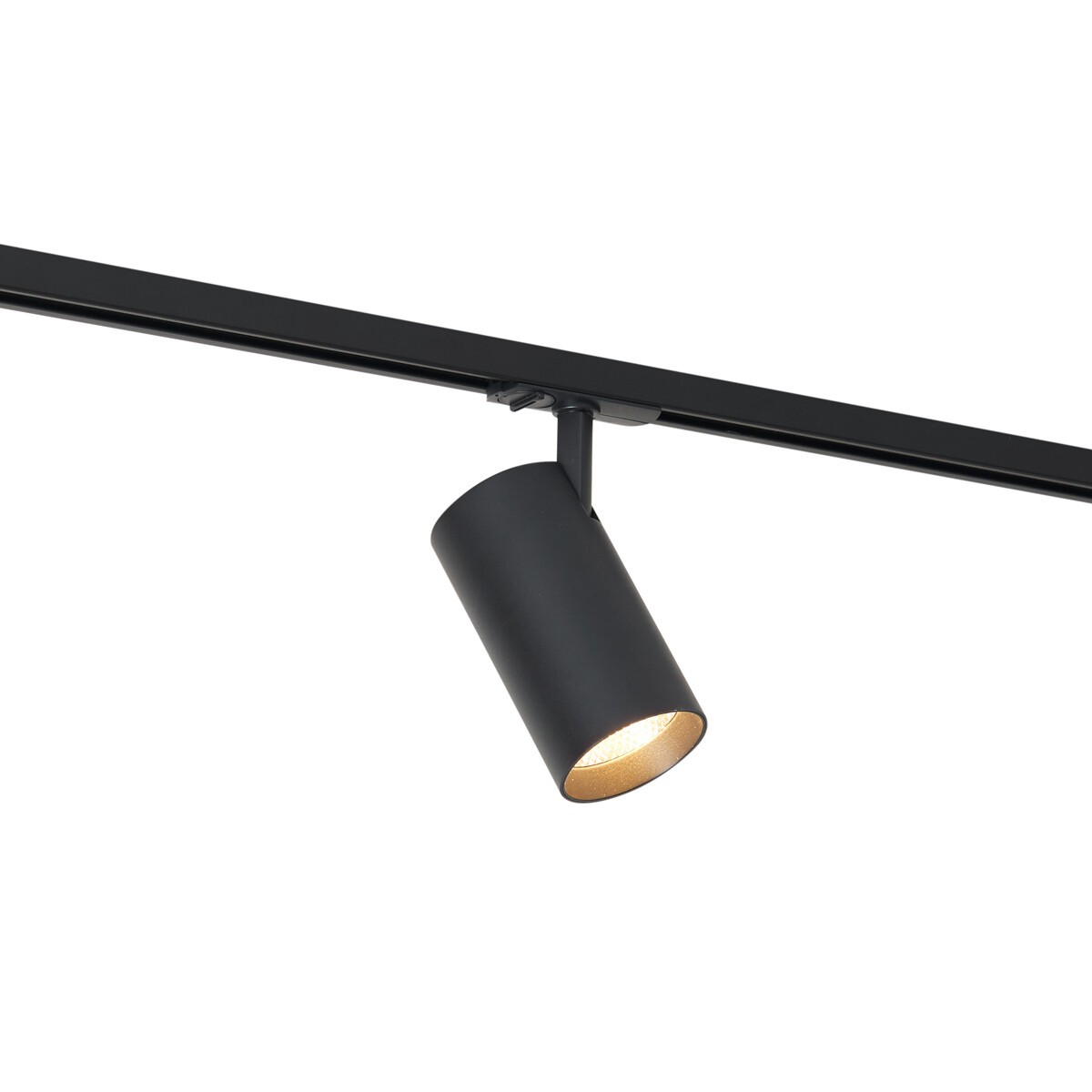 Moderní bodové svítidlo černé pro 1fázový kolejnicový systém - Iconic Mark