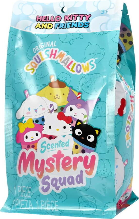 Plyšová hračka Hello Kitty Mystery – SQUISHMALLOWS