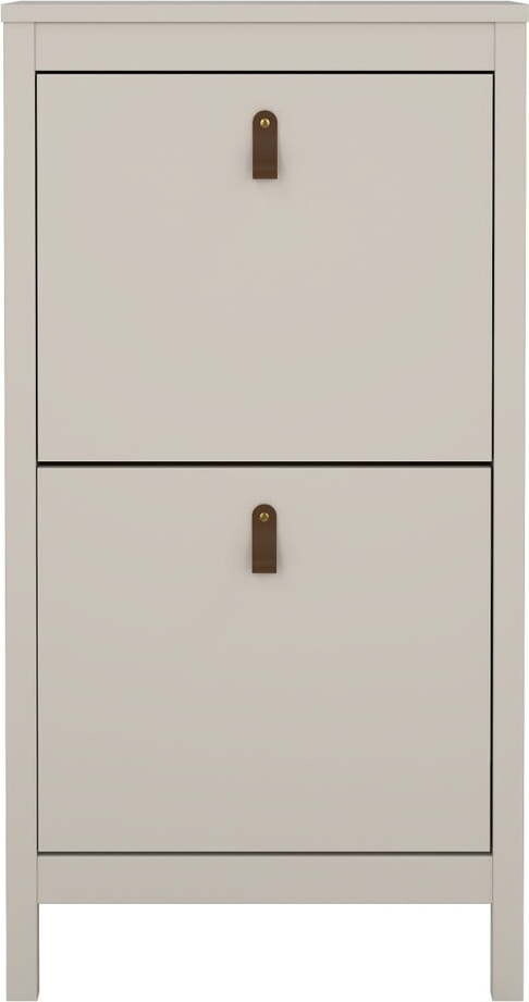 Šedobéžový výklopný botník – Tvilum