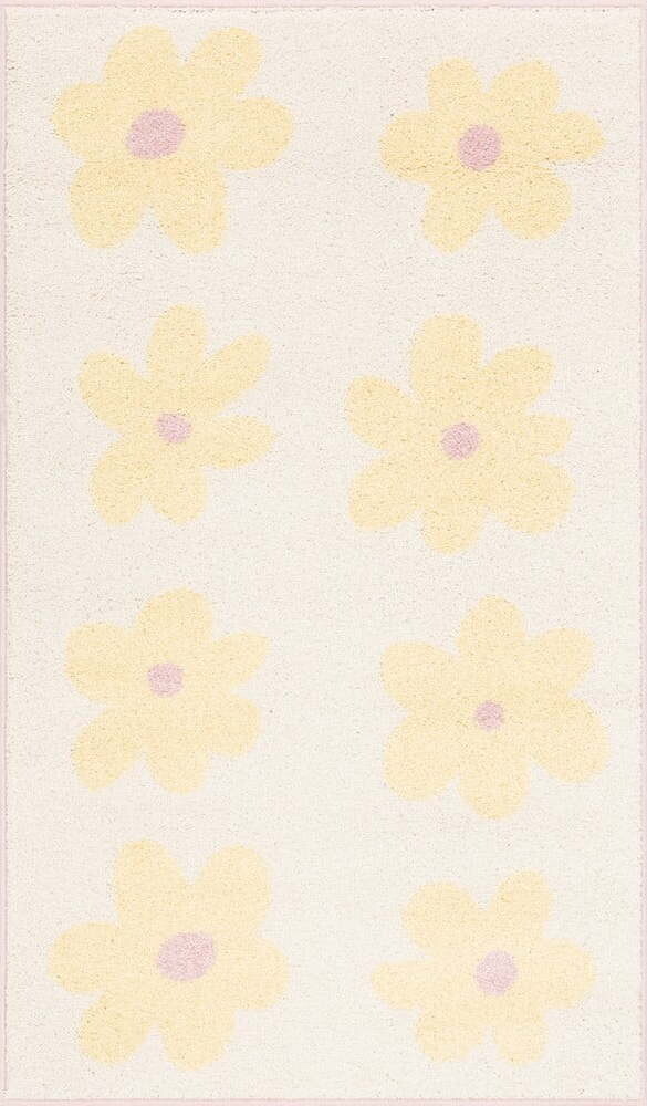 Žlutý/slonovinový dětský koberec 100x170 cm Dazzy Vanilla – FD
