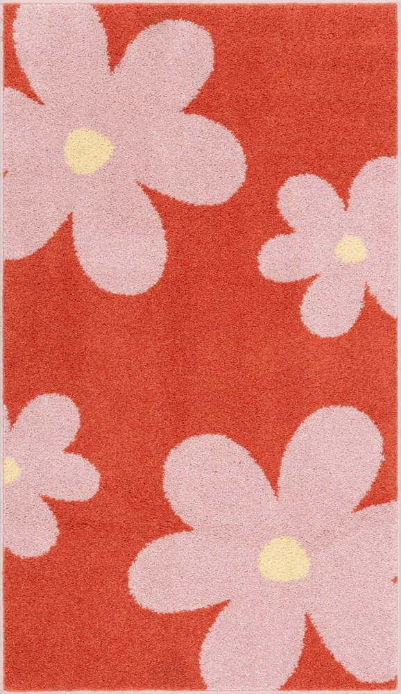 Červený/růžový dětský koberec 80x150 cm Lolly Coral – FD