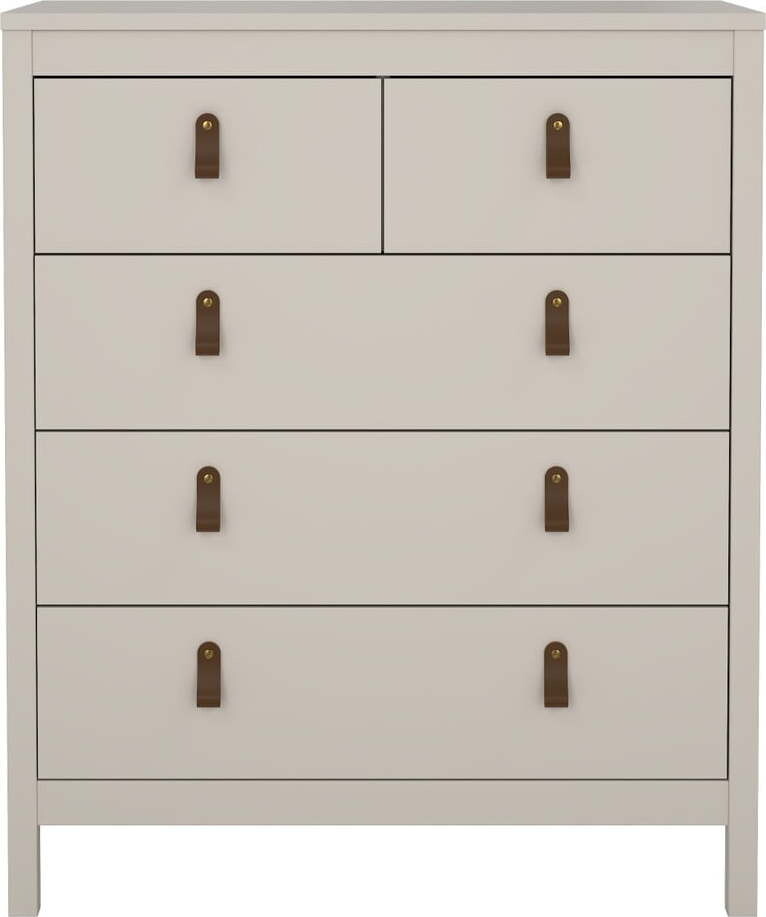 Šedobéžová komoda 82x99x38 cm – Tvilum