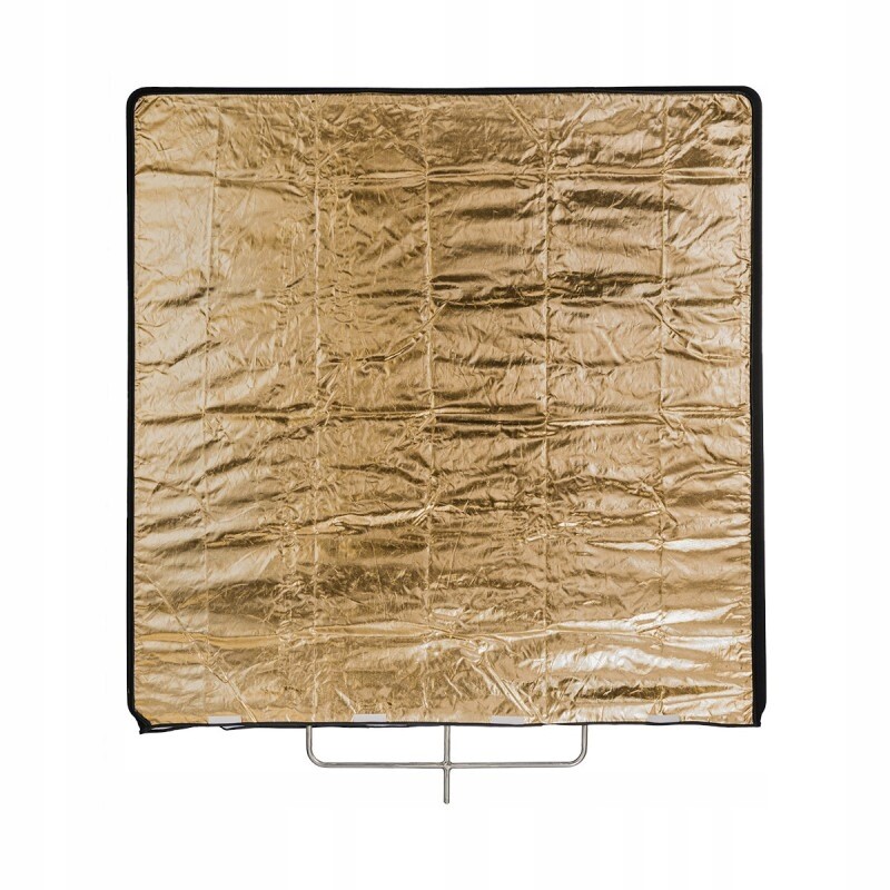 Vlajka Quadralite 120 x 120 cm s výplní zlatá/stříbrná/bílá/černá