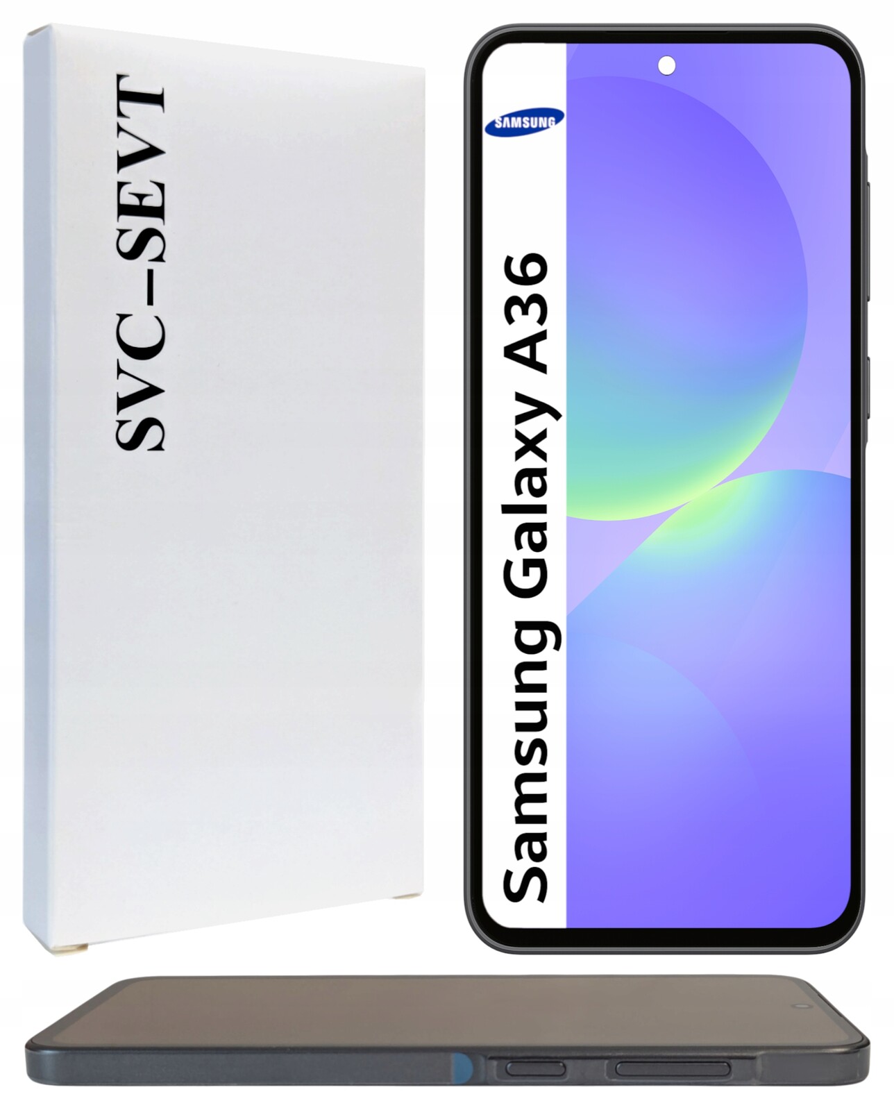 Originální Zila pro Samsung A36 Dotykový displej LCD Oled Rámeček Černý