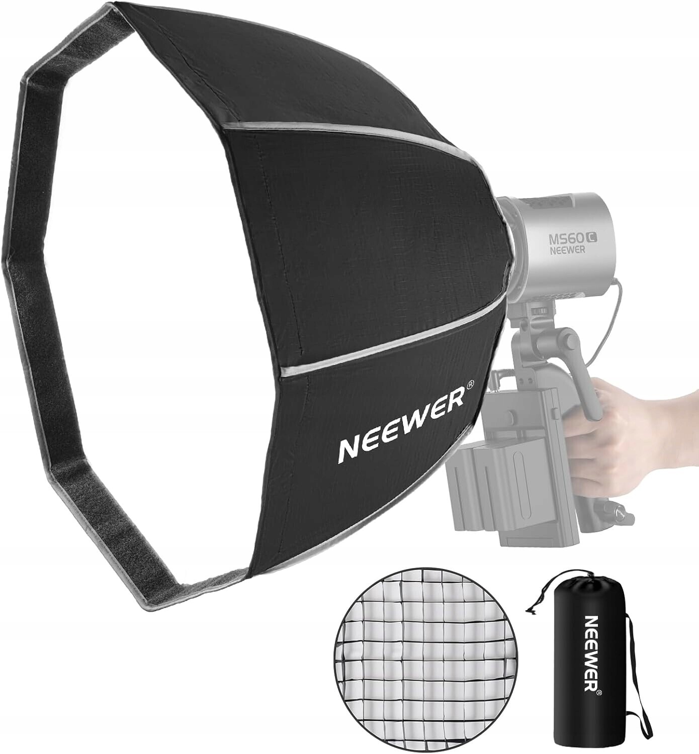 Softbox Modifikátor Světla Pro Blesk Neewer 50 CM Octagonal