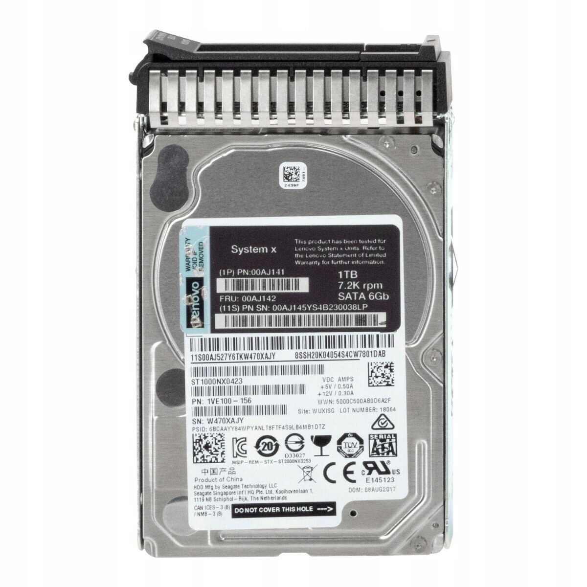 Lenovo 00AJ142 1TB 7.2K 128MB Sata III 2.5'' ST1000NX0423