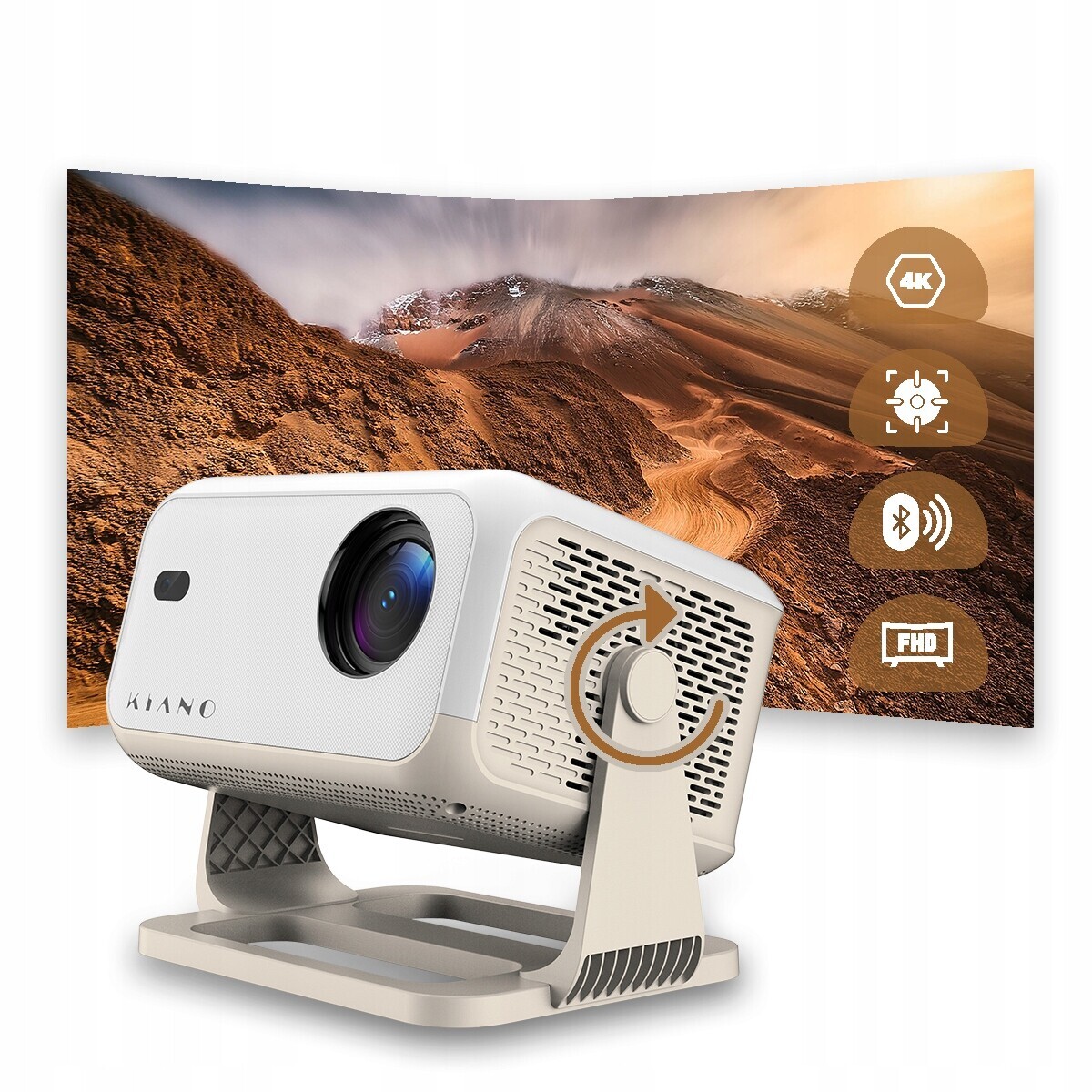 Kiano KVC01 – všestranný projektor FHD/4K s trapézovou korekcí