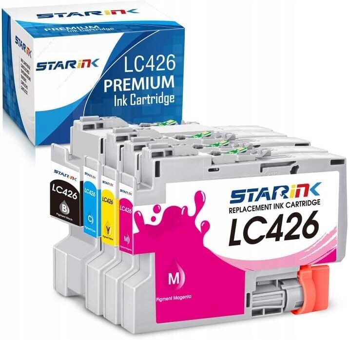 4x Vysoce výkonný inkoust pro Brother LC-426, MFC-J4335DW Brother MFC-J4340DW