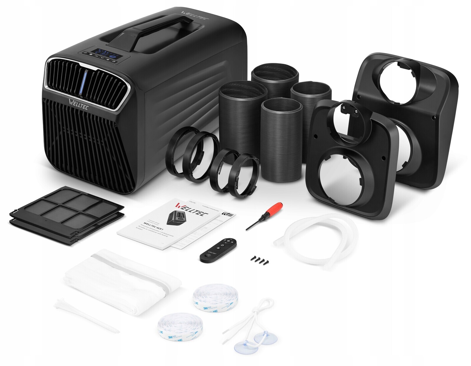 Mobilní Klimatizace Welltec ACE1 1,5kW Dvouhadicová Do Obytného Vozu