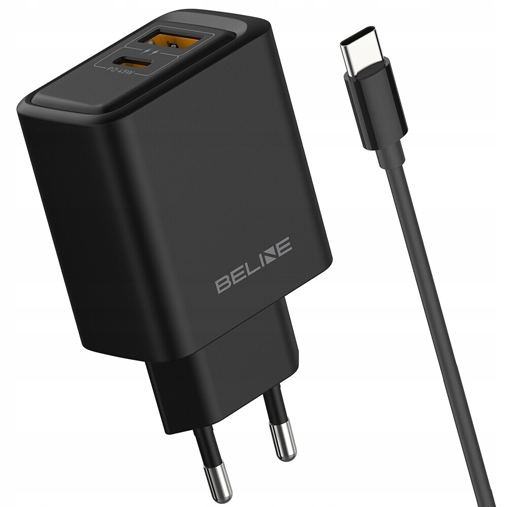 Síťová nabíječka Beline 45W GaN Usb-a/usb-c kabel Usb-c/usb-c Bl