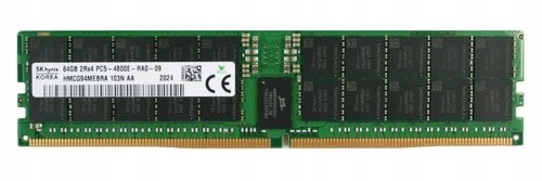 paměť Ram 1x 64GB Hynix Ecc Registered DDR5 2Rx4 4800MHz PC5-38400 Rdimm