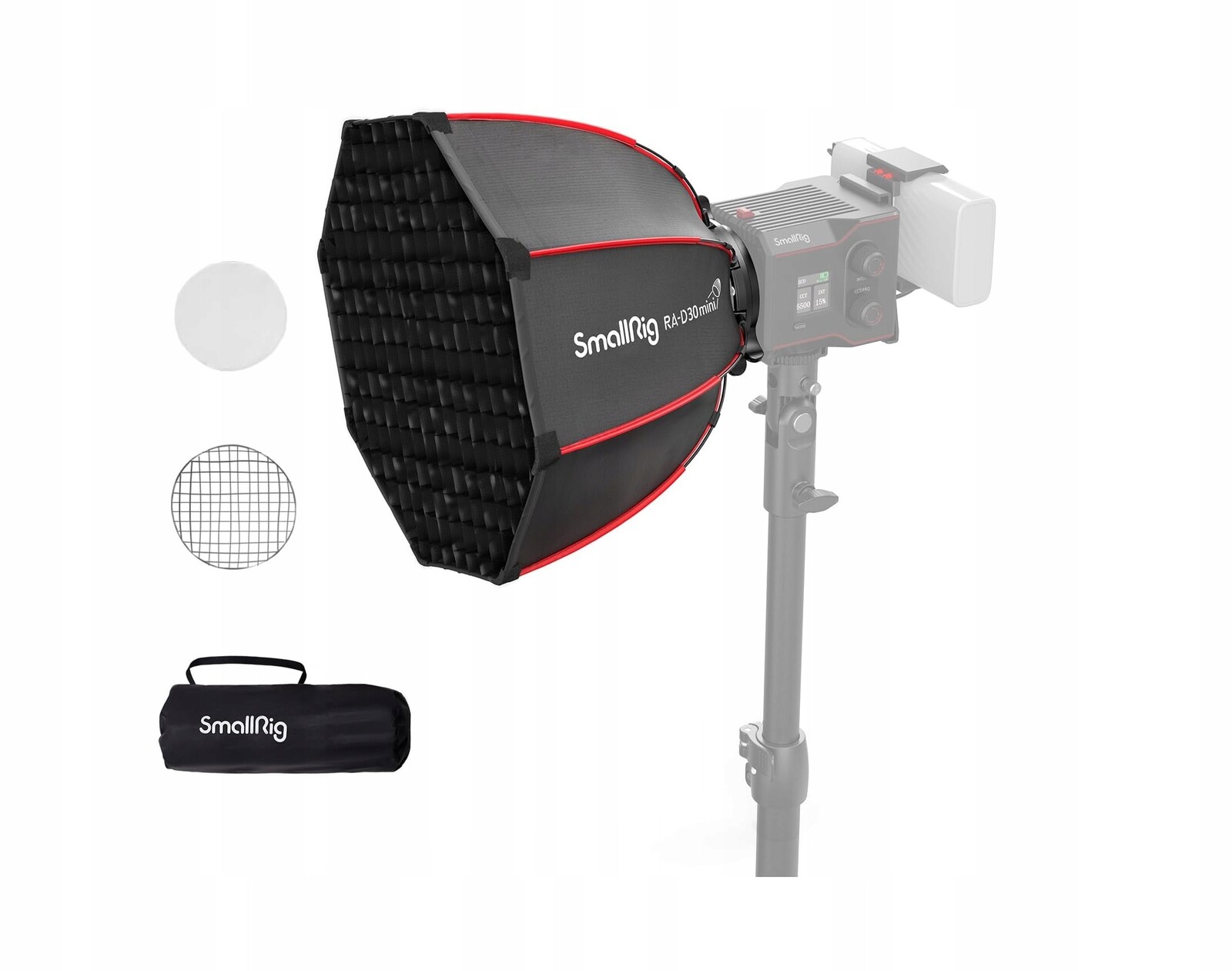 SmallRig 4358 RA-D30 Mini Softbox Parabolic pro Rc 60B
