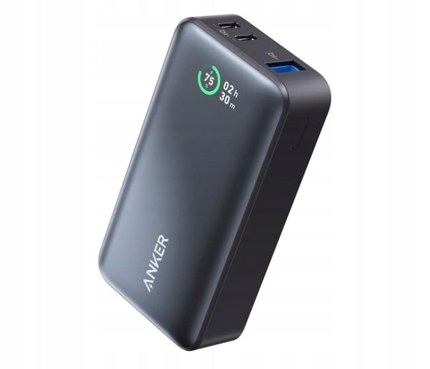 Powerbanka Anker 533 Rychlá nabíječka Powerbank 10.000mAh Pd Černý dárek