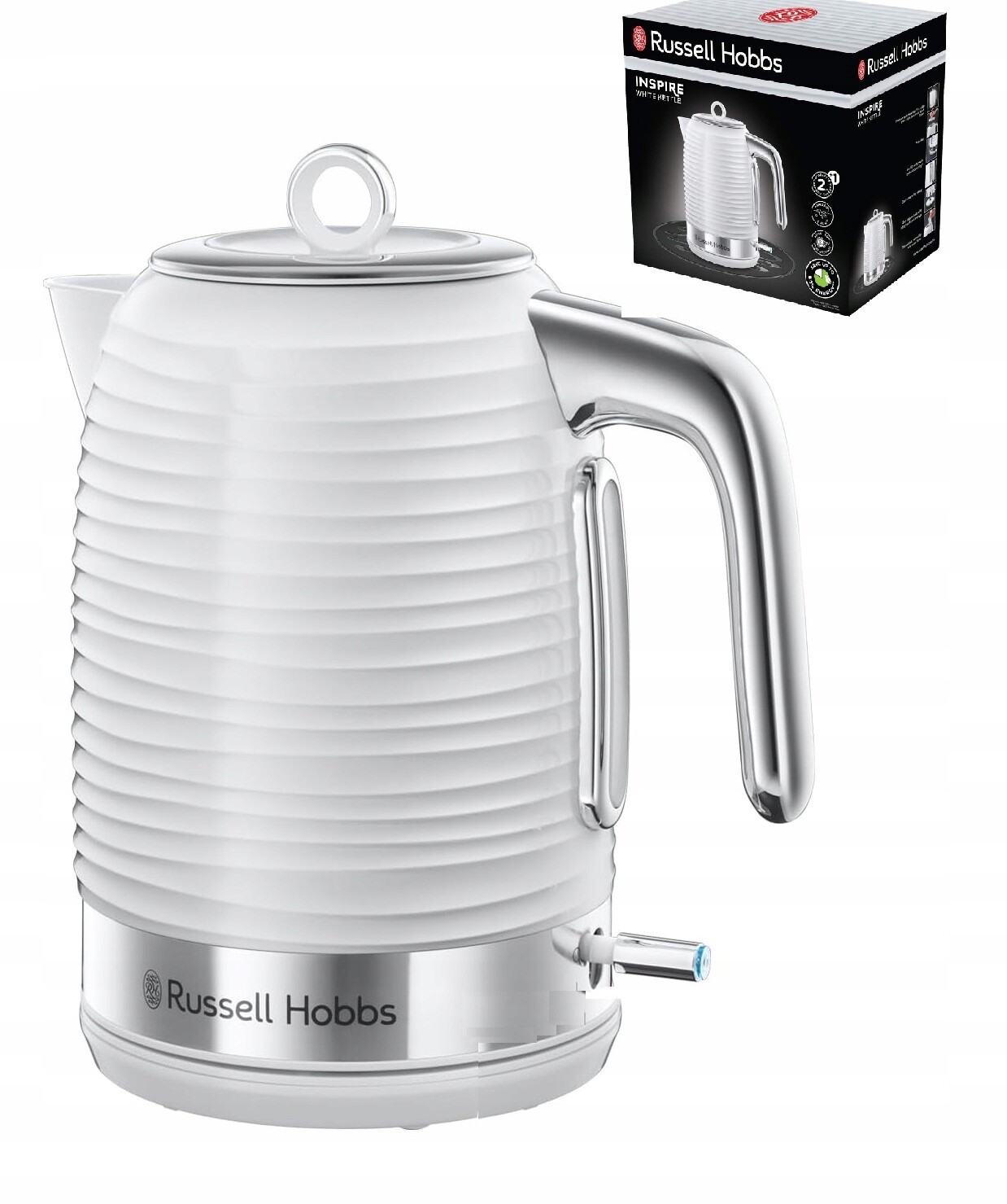 Elektrická varná konvice 2400 W 1,7 L Russell Hobbs Inspire 24360-70 bílá