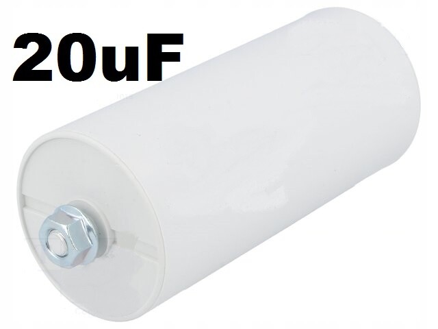 Startovací kondenzátor pro motor 20uF 420V (1 Ks)