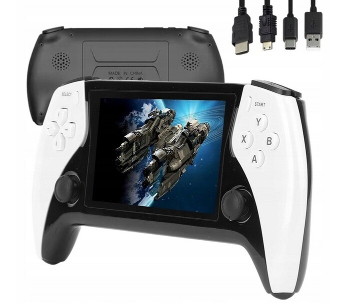 Přenosná kapesní konzole Project X Obrazovka 4.3'' 40000 Her Retro Bílá