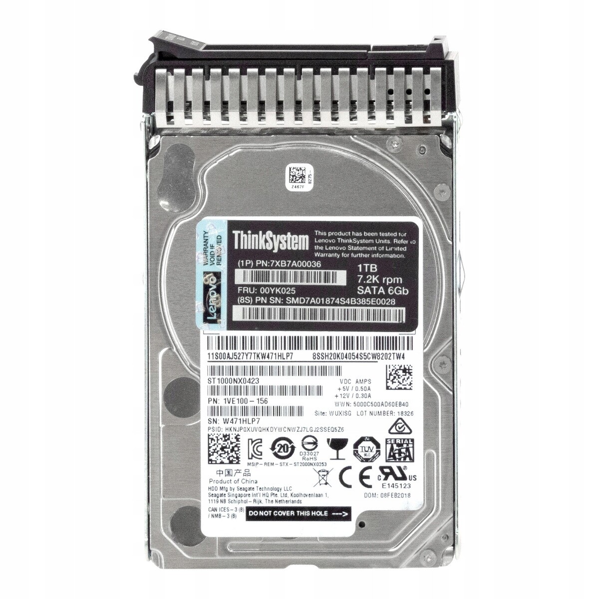 Lenovo 00YK025 1TB 7.2K 128MB Sata III 2.5'' ST1000NX0423