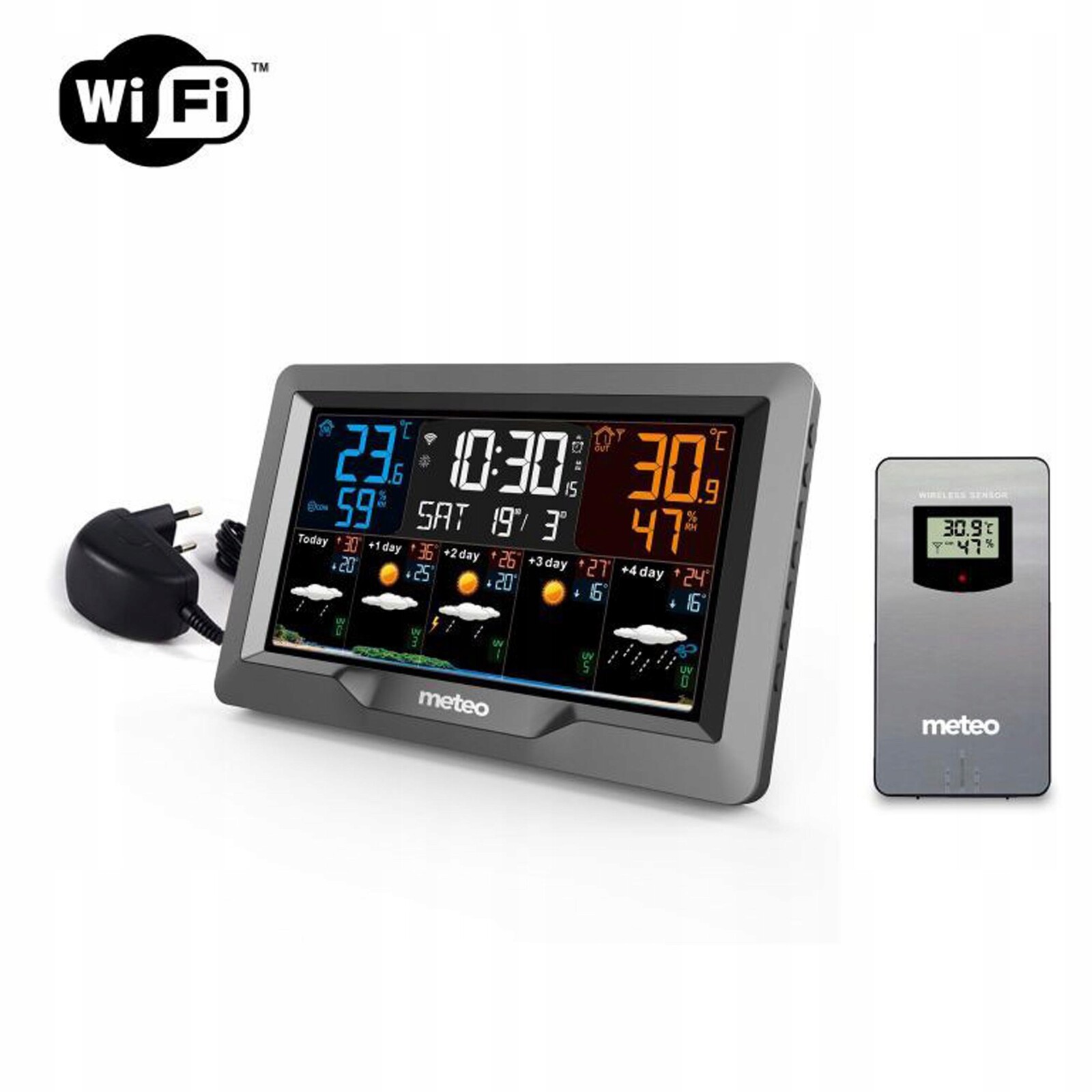 Meteorologická stanice SP101 s funkcí Wifi Měřič Uv počasí