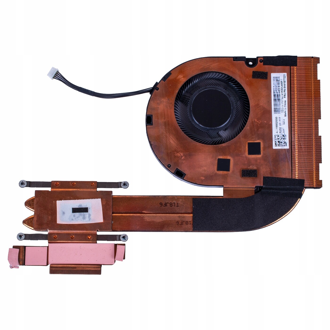 Ventilátor chladiče Lenovo ThinkPad T15p P15v 2. generace Uma chlazení