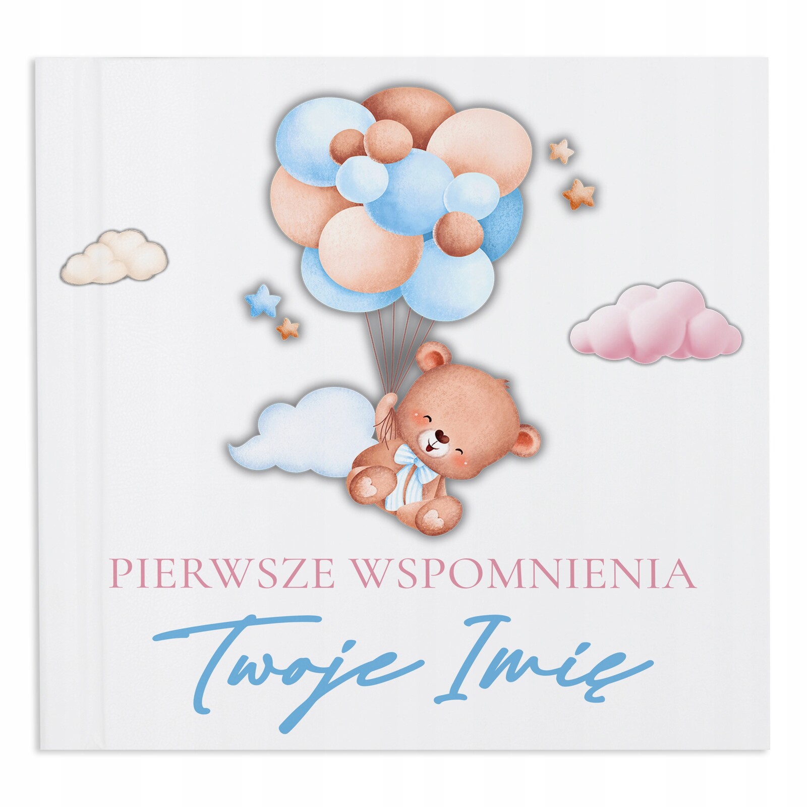 Fotoalbum Bílý První Vzpomínky Dárek Pro Dítě K Narozeninám