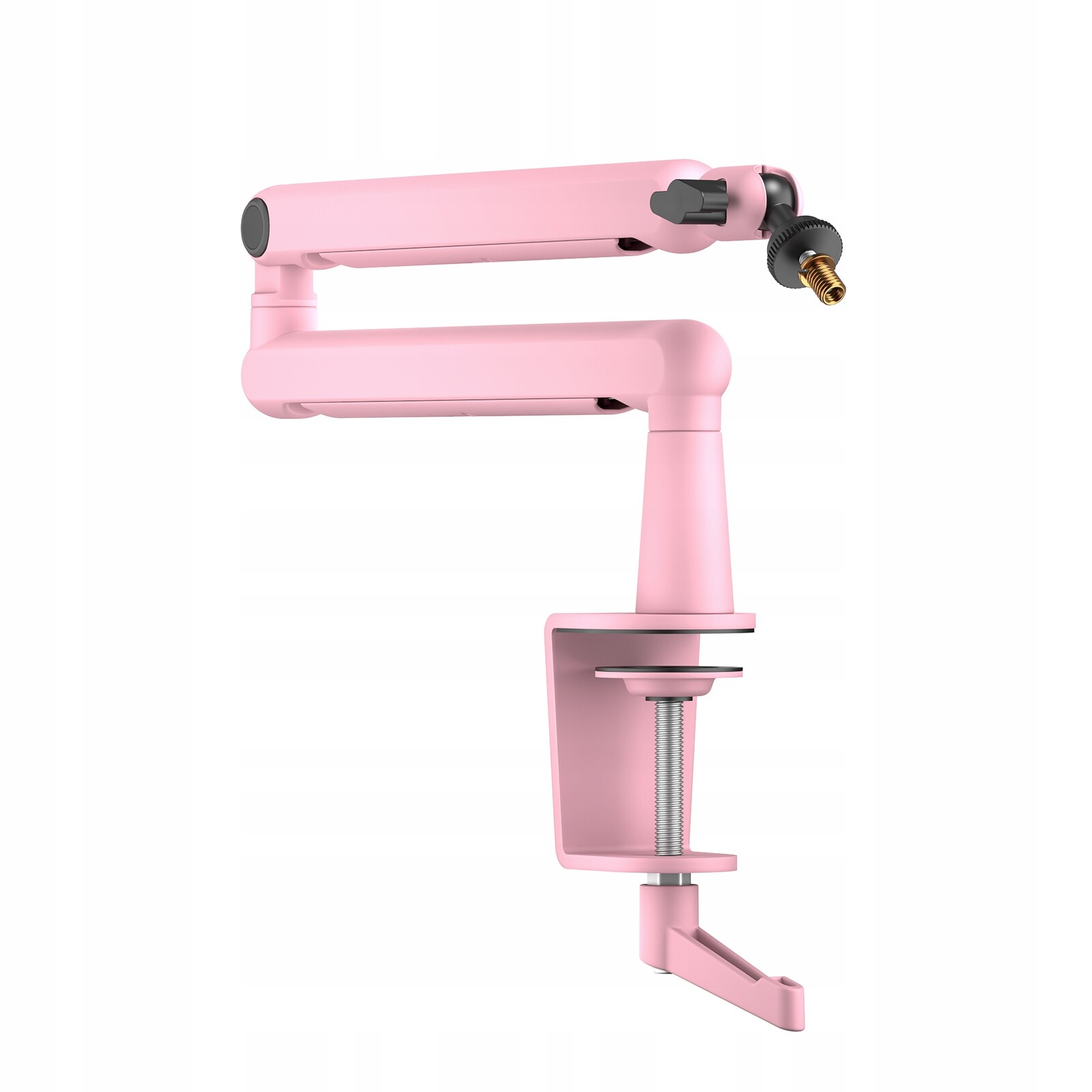 Jednoduchý stolní stativ pro mikrofon Fifine BM88 Desktop Arm Stand růžový