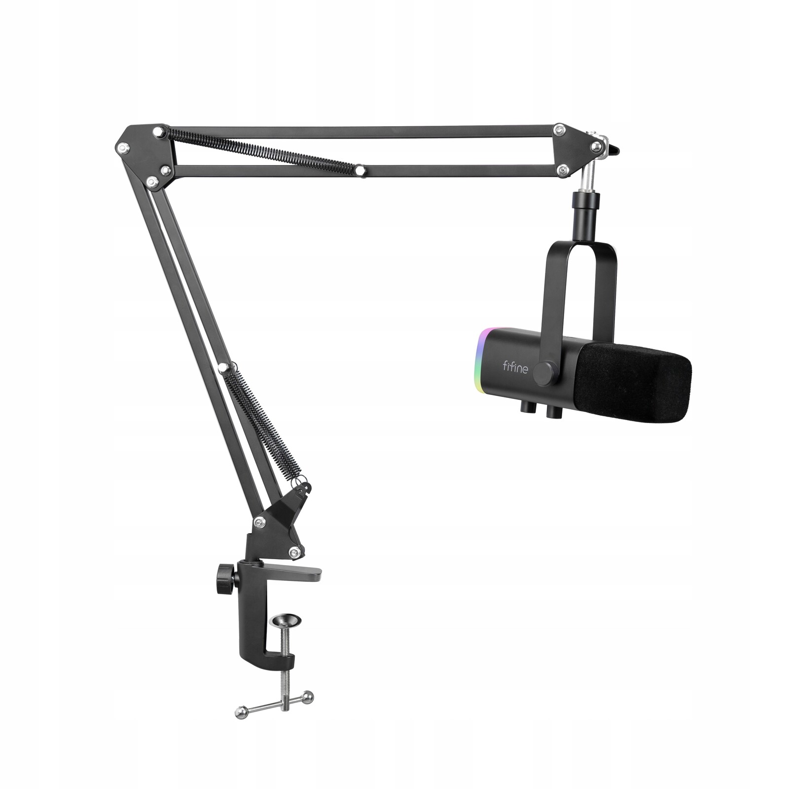 Mikrofon s dynamickým studiovým stativem Fifine AM8T Usb/xlr Rgb PnP