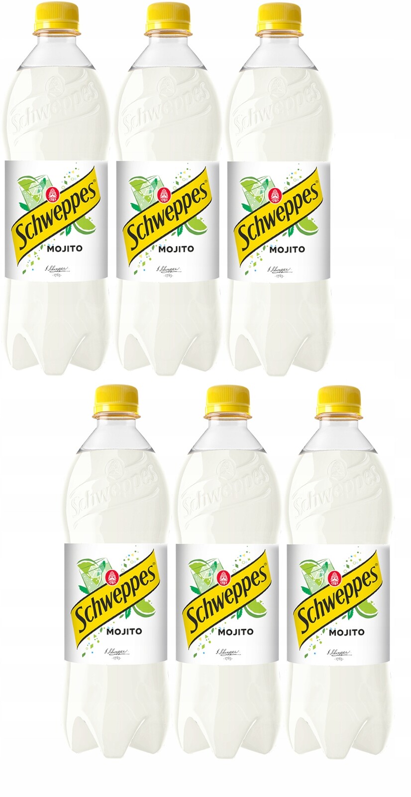 6 x sycený nápoj Schweppes Mojito 1,35 l