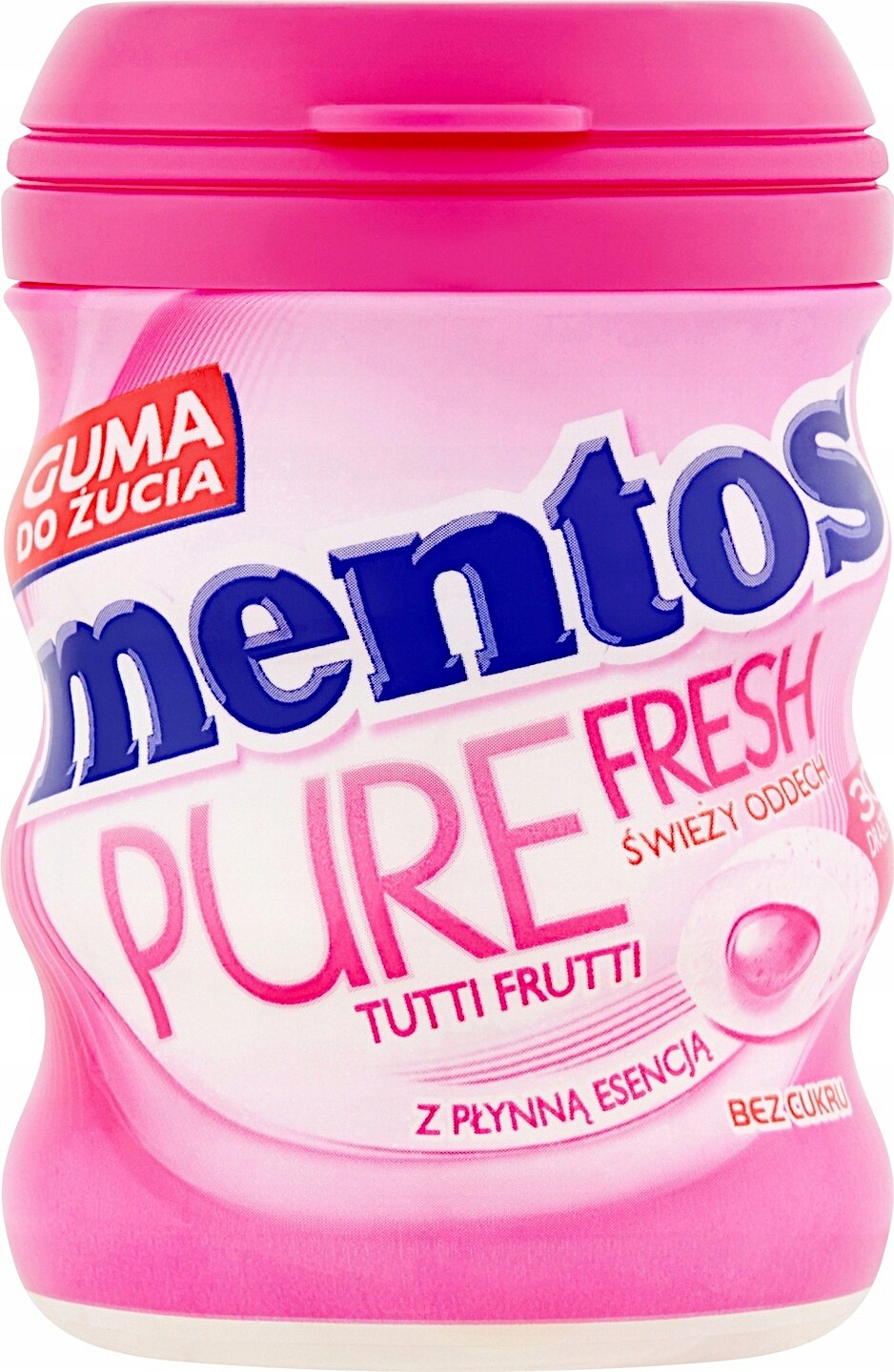 Mentos Pure Fresh Tutti Frutti žvýkačka bez cukru 60 g 6 ks