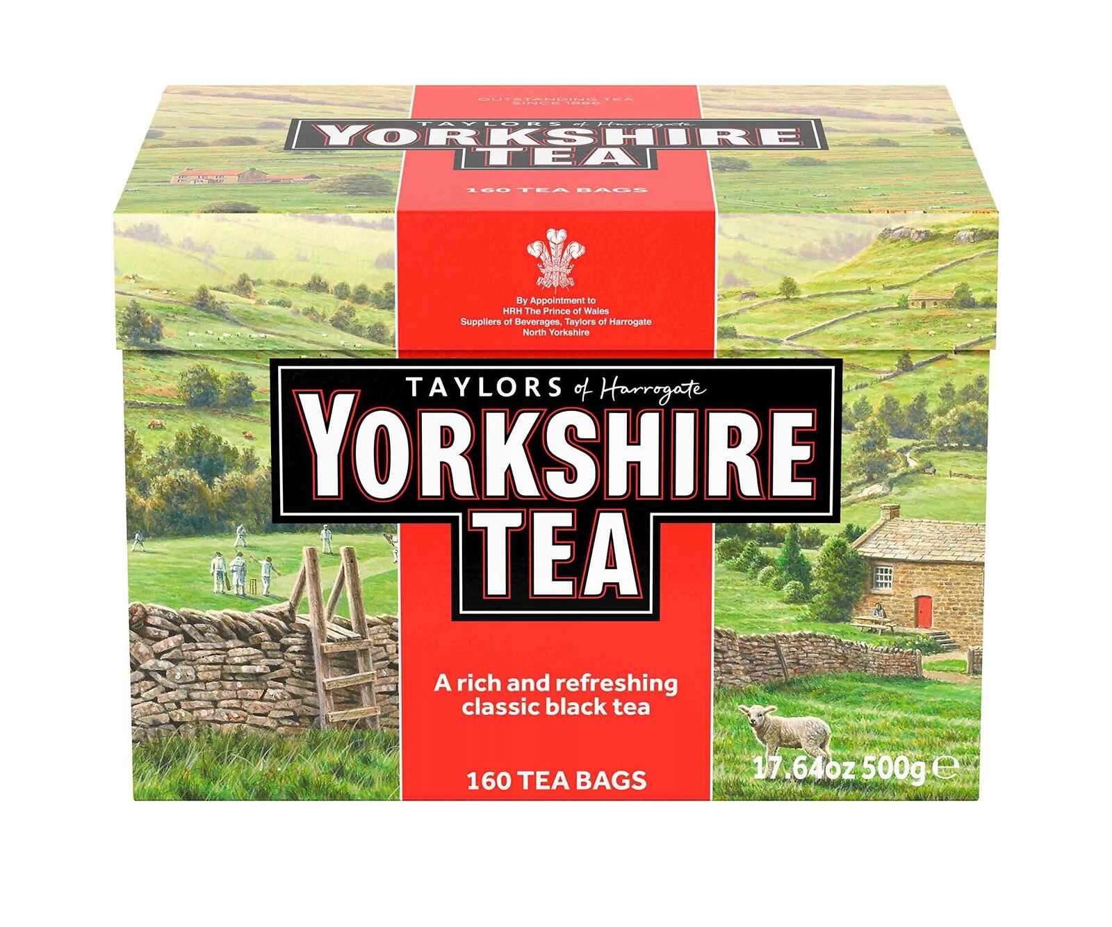 Černý Instantní Čaj Yorkshire Tea 160 ks 500 g.