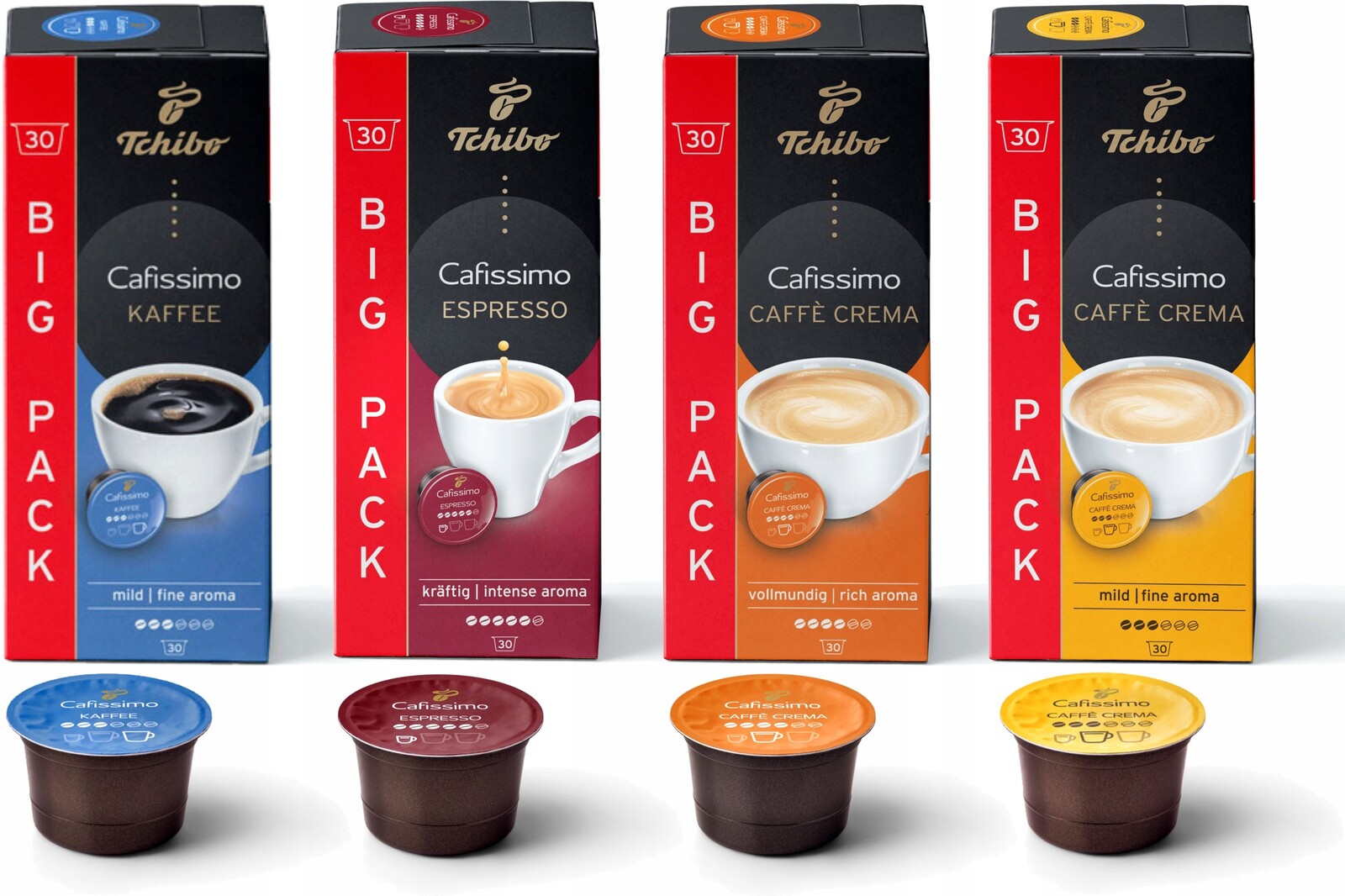 Sada Káva Tchibo Cafissimo Caffe Crema 120