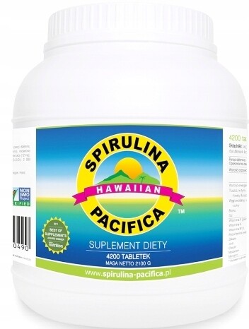 Havajská Spirulina Pacifica 500 Mg 4200 Tablet