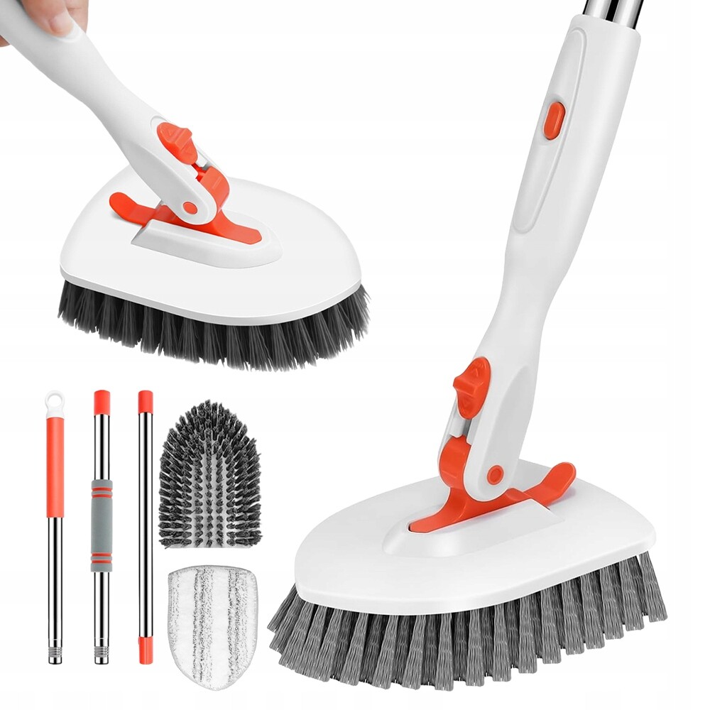 Kartáč Na Čištění Podlah, Zametání Dlažebních Kostek, Smeták, 3 Příslušenství