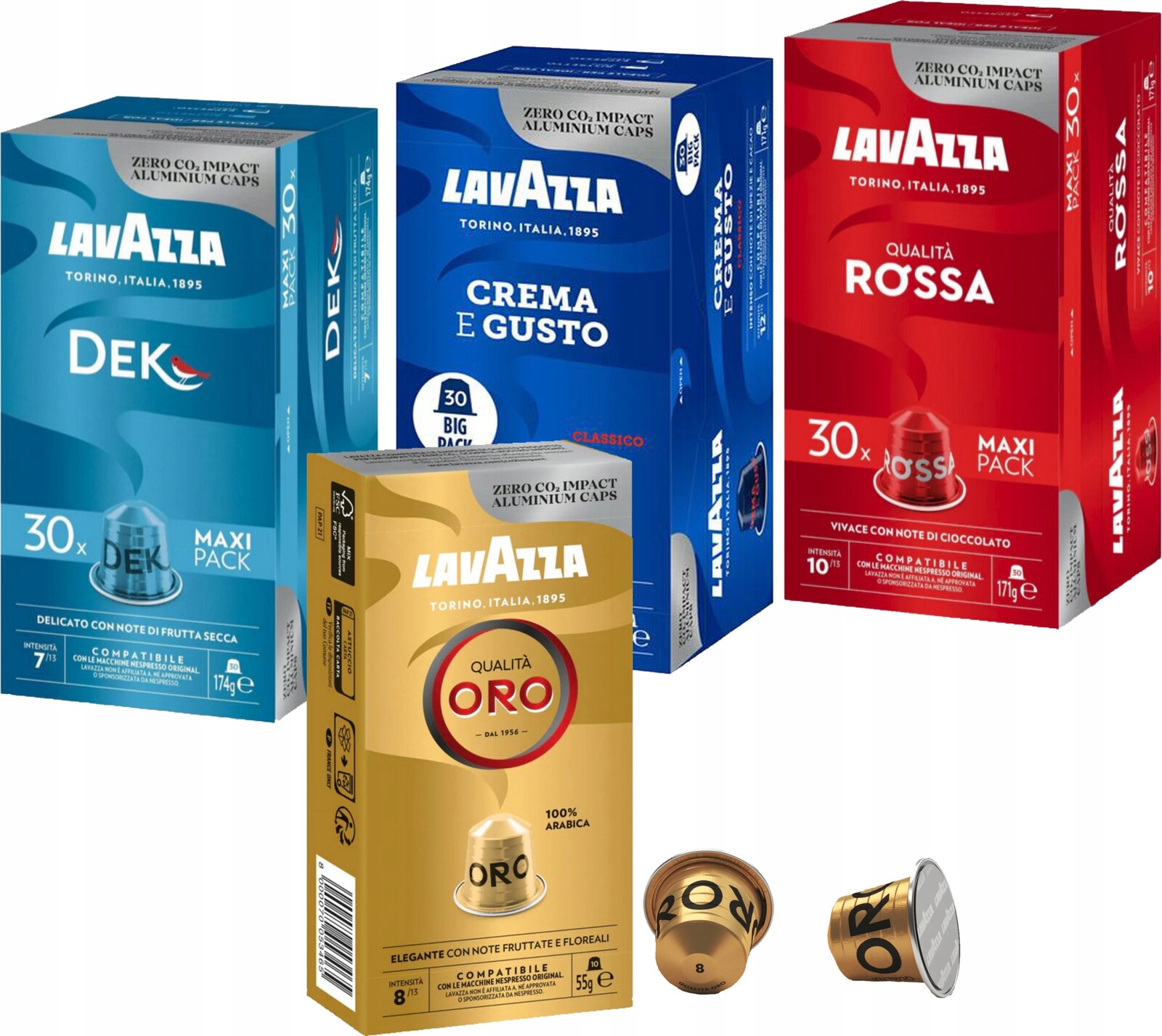 Kapsle pro Nespresso Lavazza Mix 100 kusů