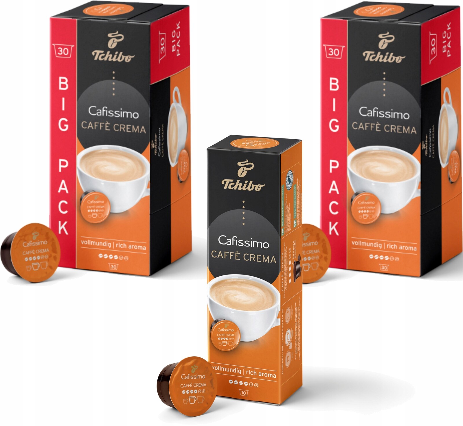 Tchibo Cafissimo Caffe Crema Vollmundig 70 sz Rich