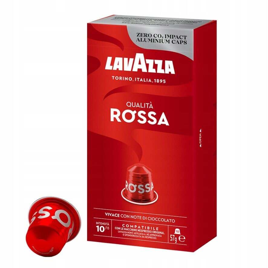 4 x kapsle do kávovaru Lavazza Qualita Rossa Nespresso 10 ks