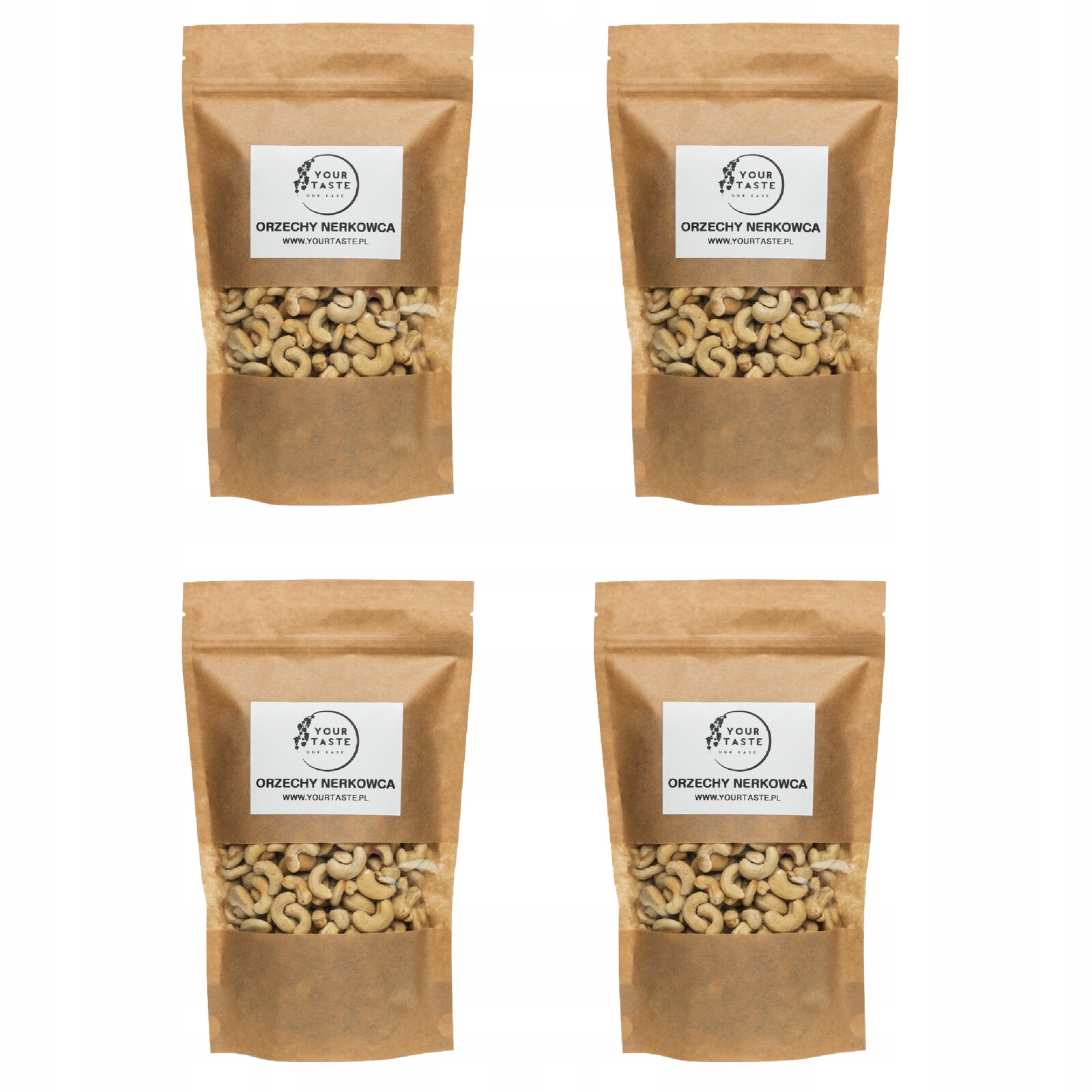 Sada 4x Kešu ořechy 500g