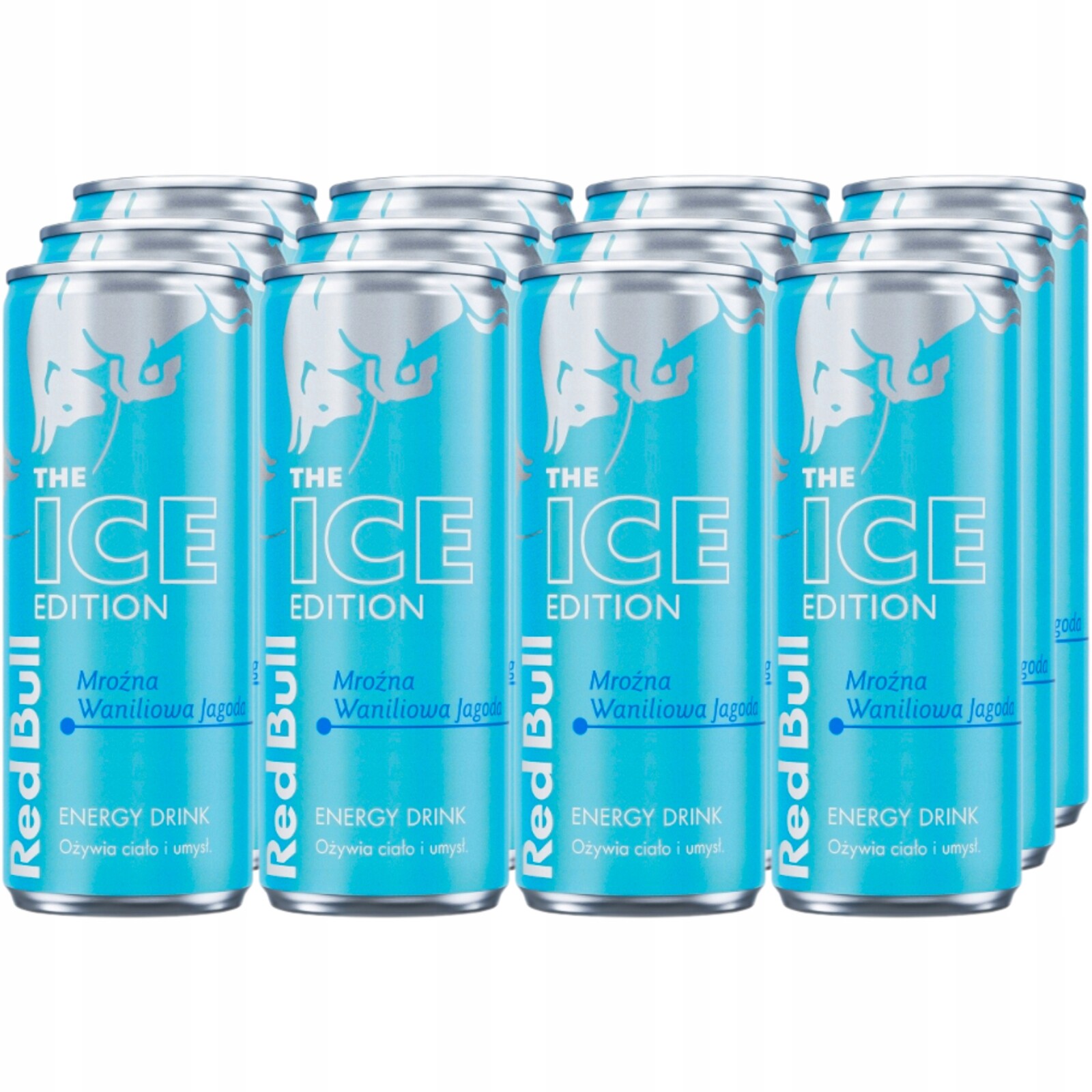 Red Bull Energetický nápoj mrazivá vanilková borůvka 250 ml x 12 kusů