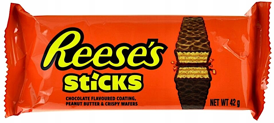 Reeses's Sticks Tyčinky s arašídovým krémem v polevě 42 g x 20 ks
