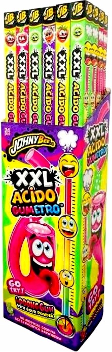 Johny Bbe Žvýkačka XXXL Acido Gumetro 70G 24 Kusů