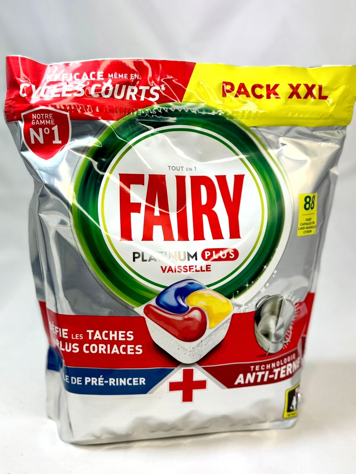 Kapsle do myčky nádobí Fairy Platinum Plus Vaisselle Lemon 88 ks