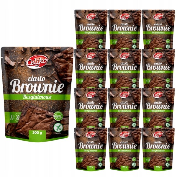 Celiko 10x Bezlepková směs těsta Brownie 300 g