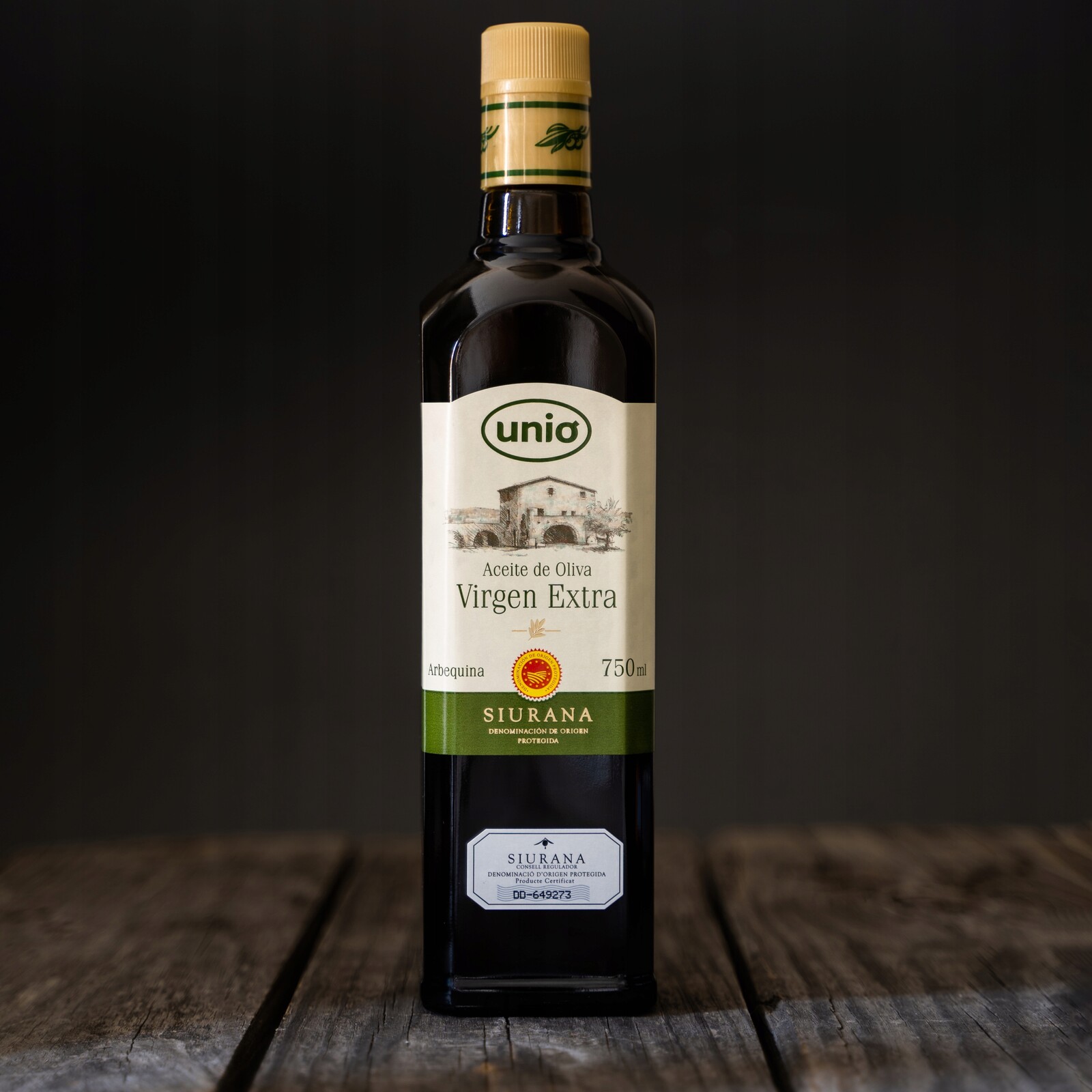 Olivový olej Unió 100% Arbequina Extra Virgin 750 ml