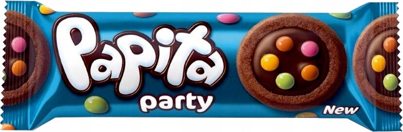 Sušenky plněné Solen Papita Party Dark s kakaovou příchutí 63 g x 24 g