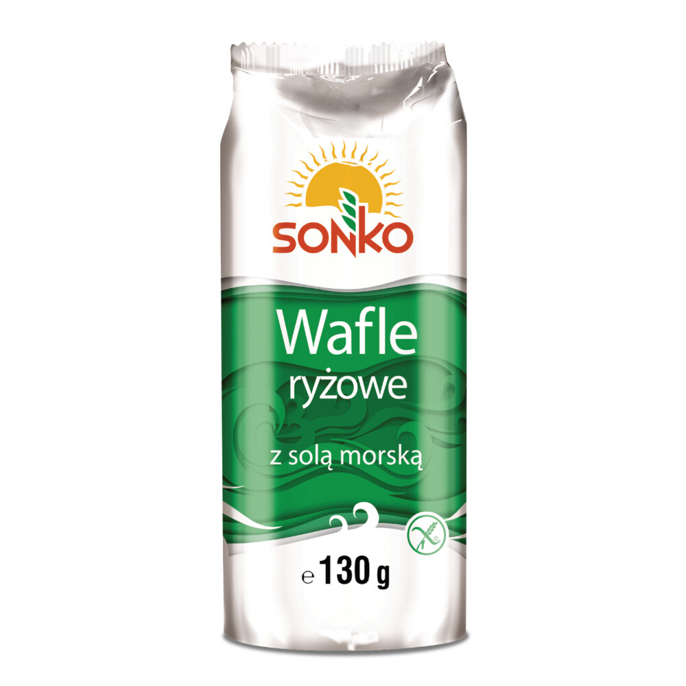 Sonko Rýžové oplatky s mořskou solí Slané 130 g (op16 Ks)
