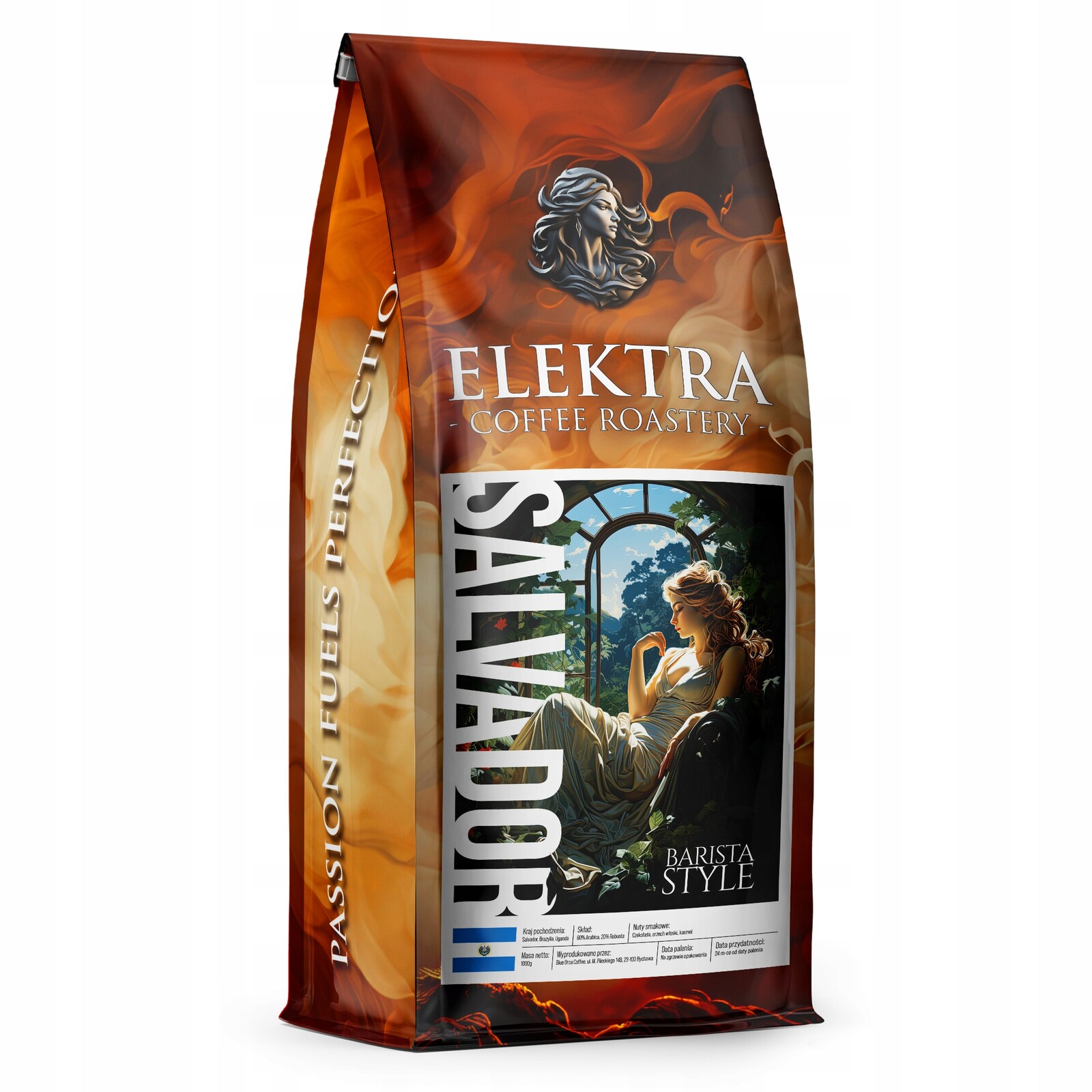 Káva Zrnková Salvador Barista Čerstvě Pražená 1 Kg Pražírna Kávy Elektra