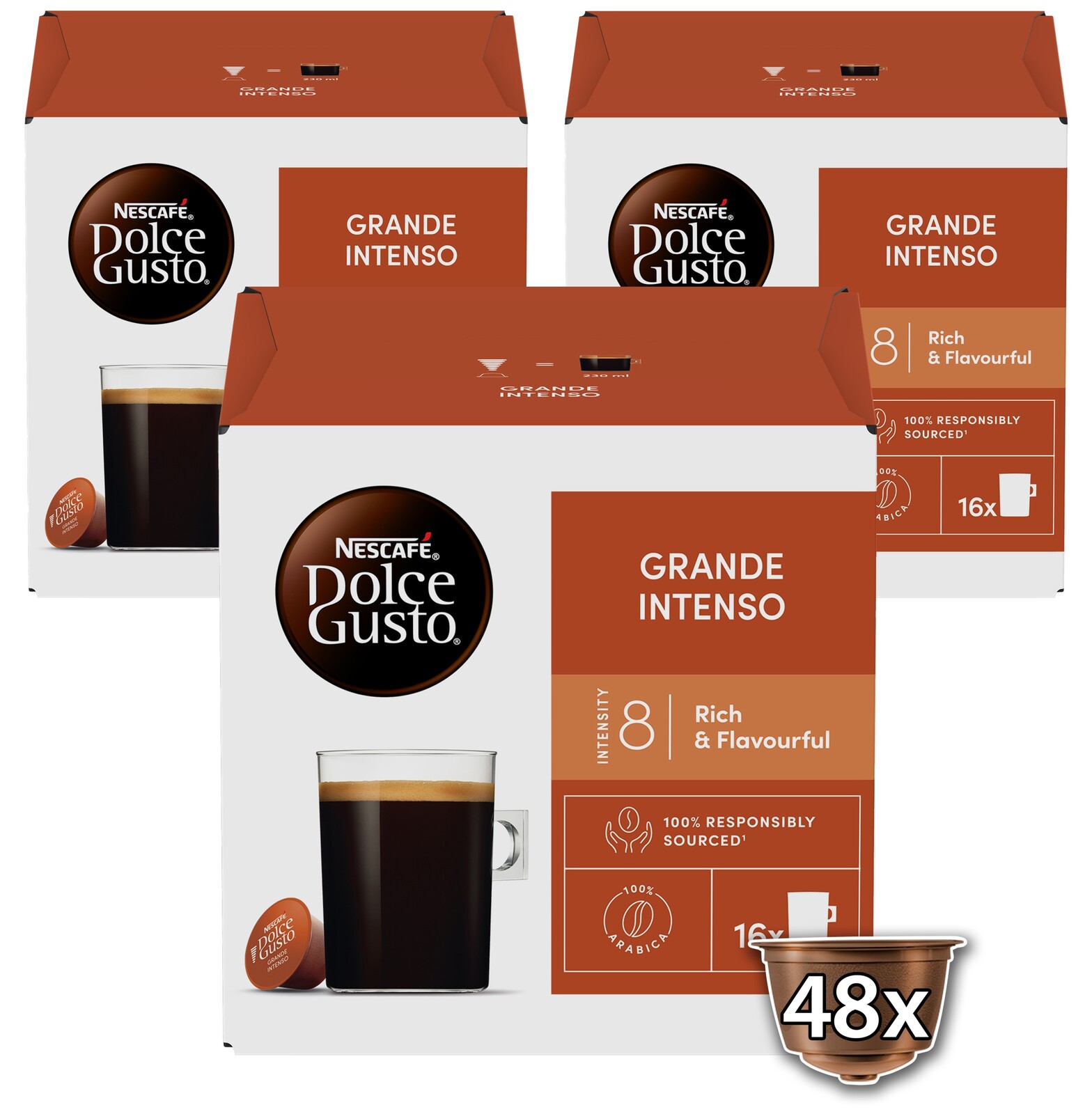 Dolce Gusto Grande Intenso – kávové kapsle – 48