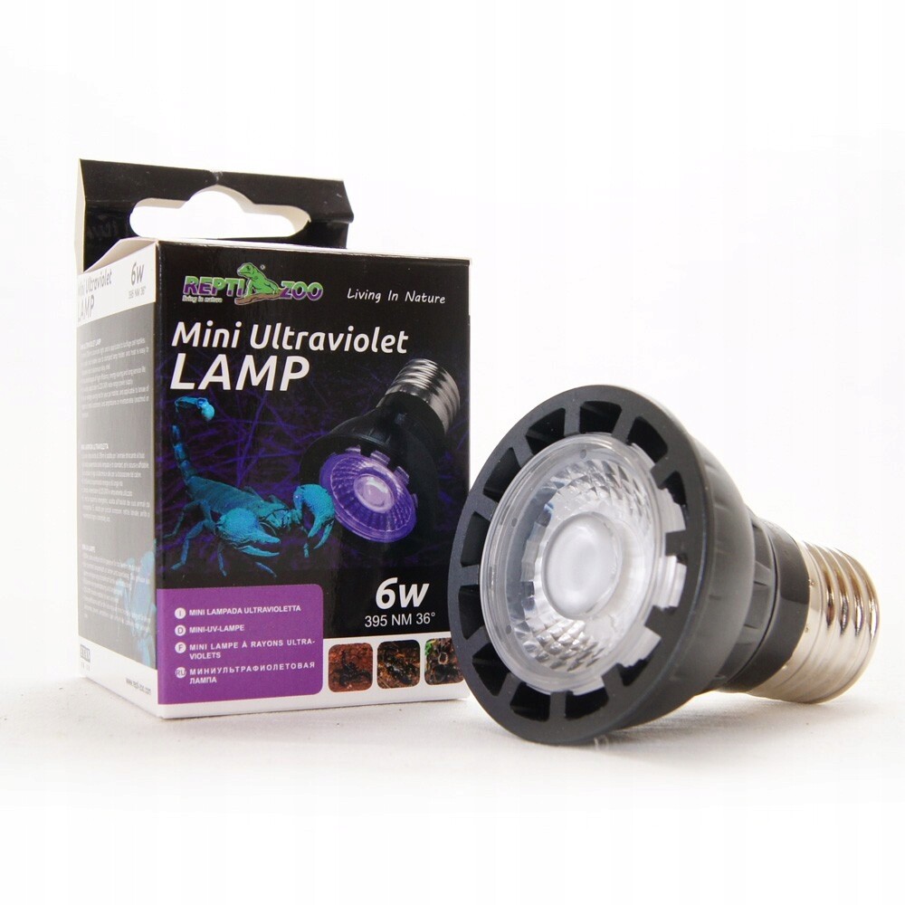 Led Lampa Mini E27 6W Uv Fialová Pro Štíry, Noční Světlo, Terárium