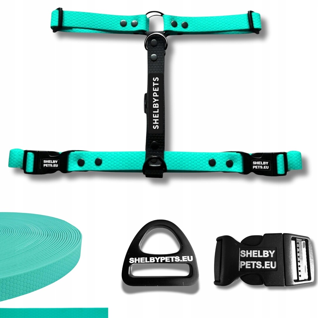 Voděodolné Postroje Pro Velkého Psa Guard Pvc Biothane Xs A Woofy Harness